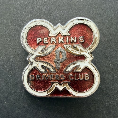 Perkins drivers club - drivers, enamel