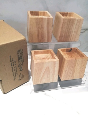 Bed furniture risers 4 - 4, pack