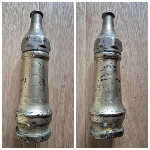 Vintage brass fire hose - 2,