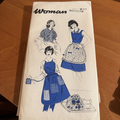 Vintage apron - &, hostess)