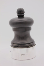 Sterling Silver and Blackwood pepper Mill Birmingham 1983 by J. B. Chatterley