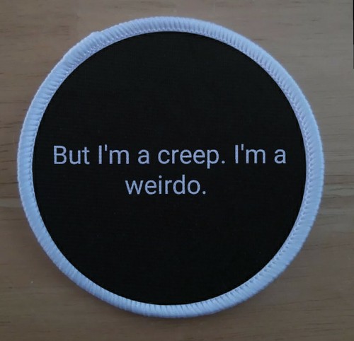 Radiohead lyrics patch badge - radiohead,