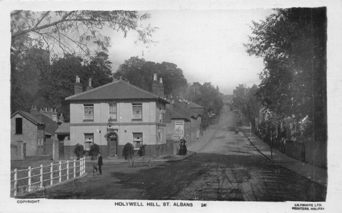 Postcard holywell hill - hill,