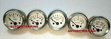 2 1/16" / 52mm Electrical Oil Pressure Fuel Volt Oil Temp Water Temp Gauge Kit