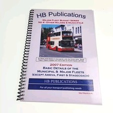 HB Publications Bus Major Fleet Budget Series 04 Other Majors 2007 Book