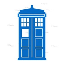 Tardis Dr Who Vinyl Decal
