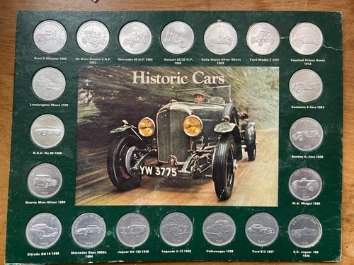 Shell historic cars coin - historic,