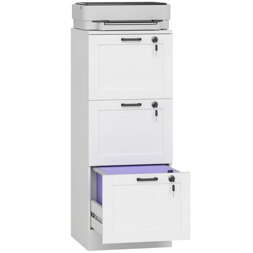 Homcom drawer file - homcom, cabinet