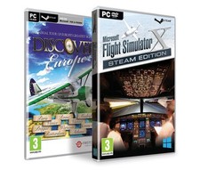 FSX Plus Discover Europe Bundle (PC DVD)