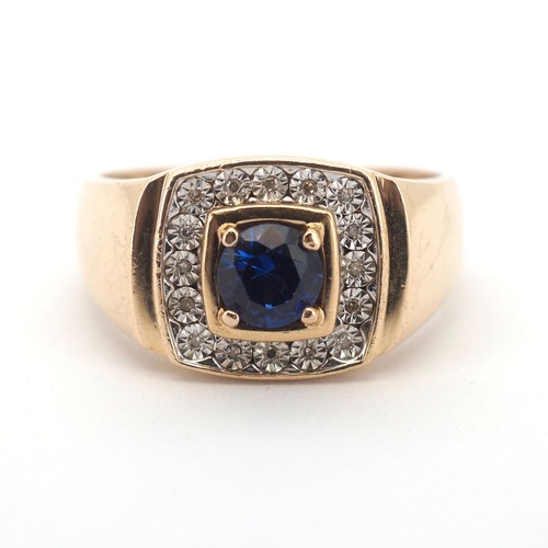 Men 9ct yellow gold - men's,