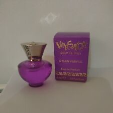 VERSACE POUR FEMME DYLAN PURPLE 5ML EDP MINI PERFUME SPLASH FOR HER FREE POST