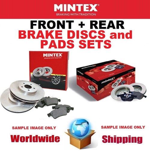 Mintex front rear discs - front, +