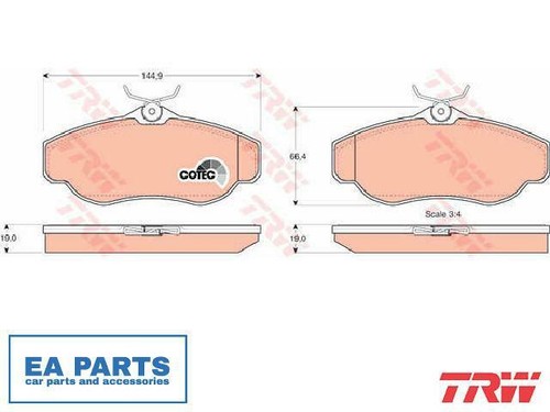 Brake pad set disc - brake,