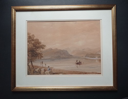 Original antique watercolour - original,