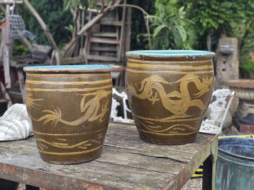 Pair oriental chinese egg - pair, ‘egg