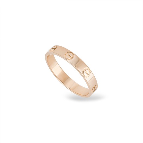 Cartier rose gold plain - cartier,
