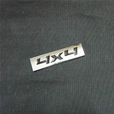 Black 4x4 chrome metal - black,