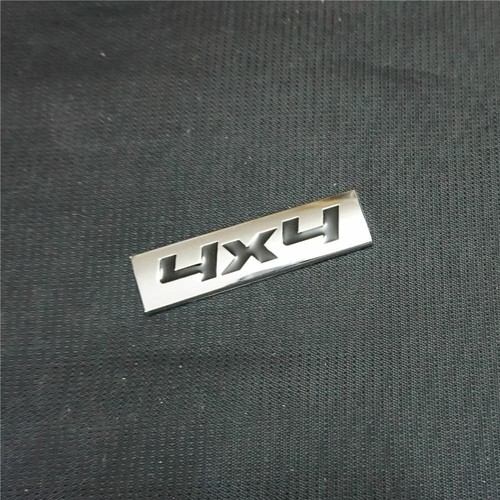 Black 4x4 chrome metal - 1x,