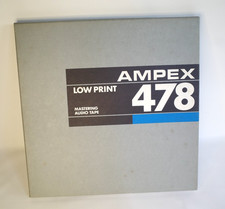AMPEX 478 Mastering Low Print Audio Tape 1/4"