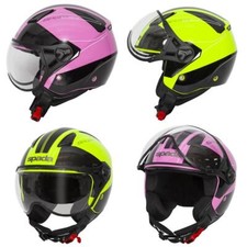 Spada Hellion Twist Open Face Motorcycle Helmet Scooter Bike Crash Lid