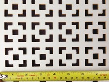 Radiator Cover grille Dakota white faced finish 3ft x 2ft size