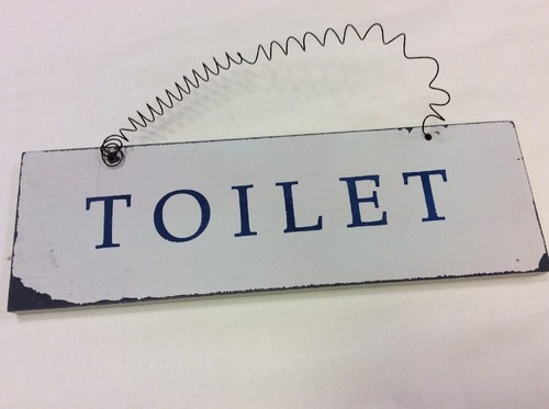 Wood reclaimed effect - wood, "toilet"