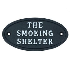 The smoking shelter cast iron - smoking,