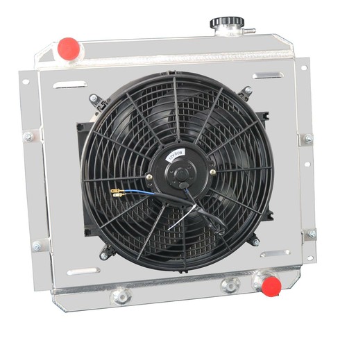 Row radiator shroud fan - shroud,