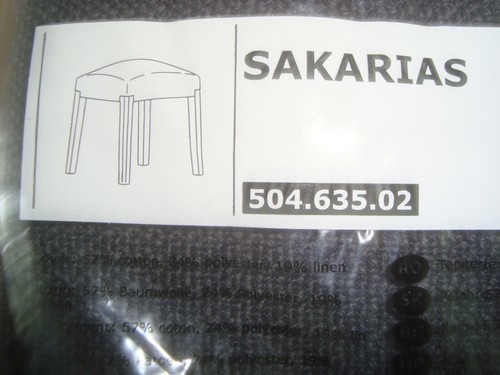 Ikea cover for sakarias - cover, stool