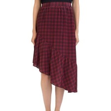 The Kooples silk pleaded skirt