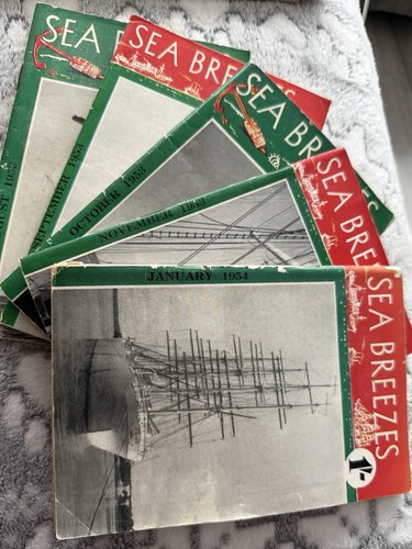 Sea breezes magazine aug 1953 - magazine,