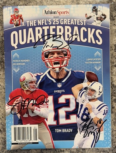 Signed tom brady joe - brady,