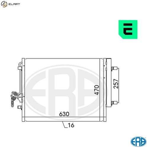 Condenser air conditioning - condenser,