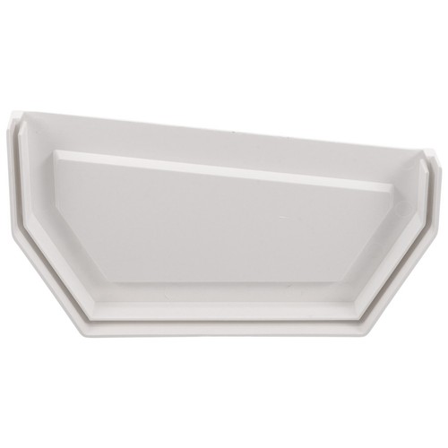 Plastic gutter downspout end - downspout,