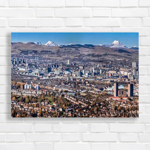 Glasgow city skyline canvas - skyline,