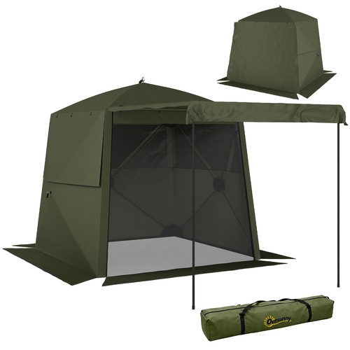 Outsunny pop gazebo - up,