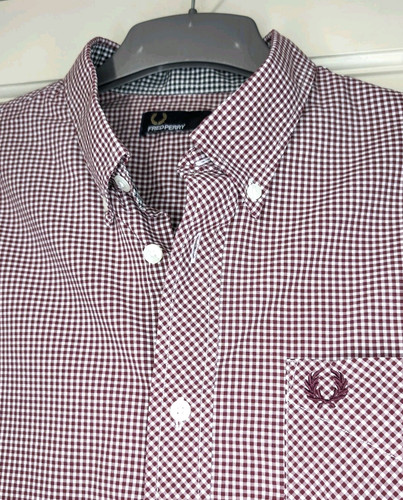 Fred perry gingham check long - fred,