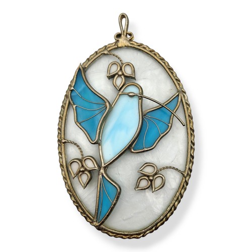 Vtg artisan stained - vtg, glass