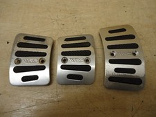 VAUXHALL ASTRA MK4 RS ALLOY PEDAL COVERS ALUMINUM SET 98-04