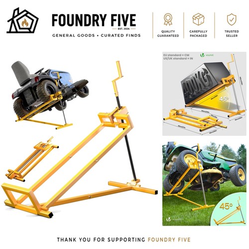 Telescopic lawn mower jack - telescopic,