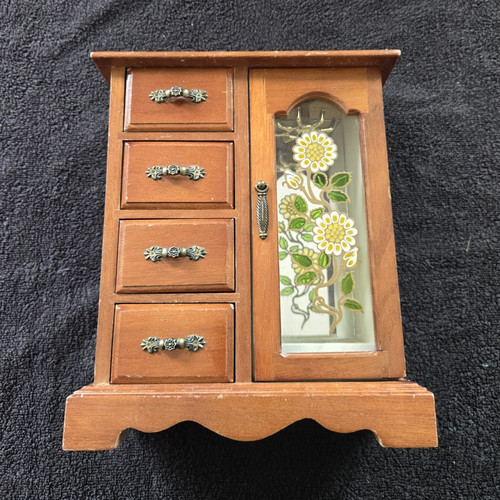 Vintage wood glass - vintage,