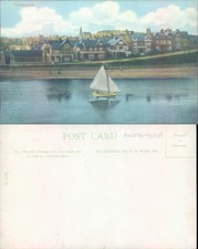 sailing boat and buildings in