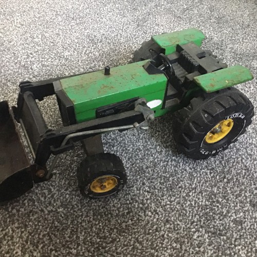 Large green tonka toys tractor - tonka,