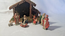 Traditional  Christmas Nativity Set..With Resin Figures