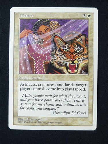 Kismet 5ed mtg card - -,