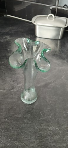 Art nouveau fluted glass - fluted, vasea