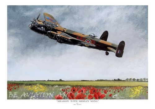 Avro lancaster art - a3,