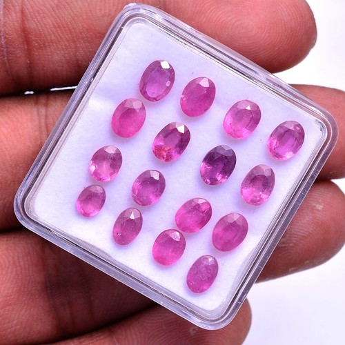 Pcs natural ruby mozambique - 16,