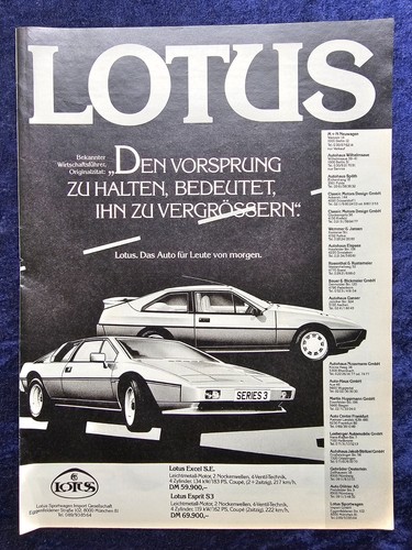 Lotus exel and esprit s3 - exel,