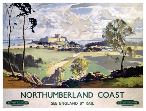 Vintage northumberland coast - northumberland,